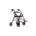 Four-wheel walker with seat function