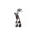 Four-wheel walker with seat function