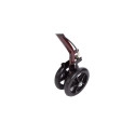 Four-wheel walker with seat function