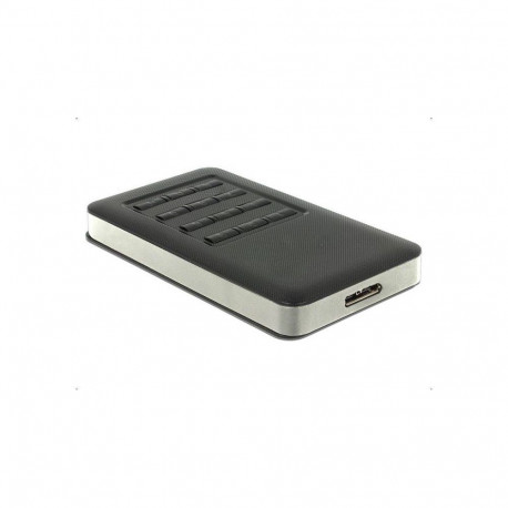 väline korpus M.2 Key B 42mm SSD > USB 3.0 Micro-B pesa krüpteerimisfunktsiooniga, hall/must