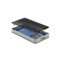 Externes Gehäuse M.2 Key B 42 mm SSD > USB 3.0 Typ Micro-B Buchse (grau/schwarz, mit Verschlüsselung