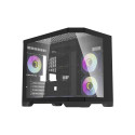 Darflash FT418 computer case + 6 aRGB fans (black)