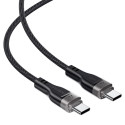 Acefast C11-03 Magnetic USB-C to USB-C Cable 60W PD Fast Charging + Data Sync Detachable Black