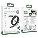 Acefast C11-03 Magnetiline USB-C kuni USB-C Kaabel 60W PD Kiire Laadimine + Andmete Sünkroonimine Ee