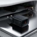 Acefast A82 GaN USB-C Charger 20W PD Fast Charging EU Plug Compact & Energy-Efficient Black