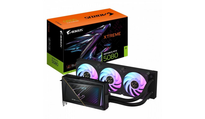 Graphics card GeForce RTX 5080 AORUS XTREME WATERFORCE 16G 256BIT