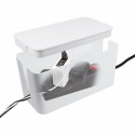 LogiLink cable organizer, white