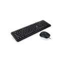 Keyboard And Mouse Set - iBox OFFICE KIT II USB QWERTY Keyboard Mouse 1600 DPI Black