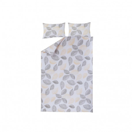 BED COV SET Cassia Leaves COTTON 160x200