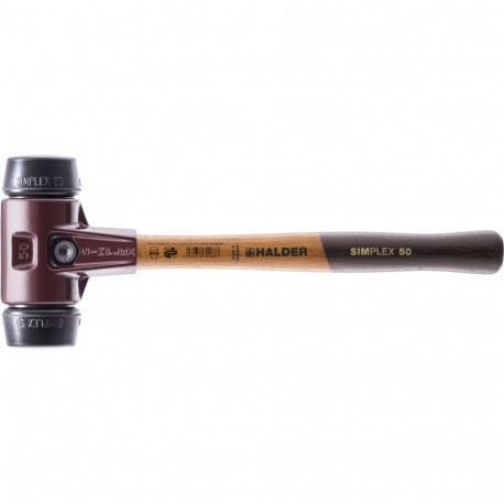 Halder SIMPLEX soft-face mallet 50 rubber composition TE SIMPL