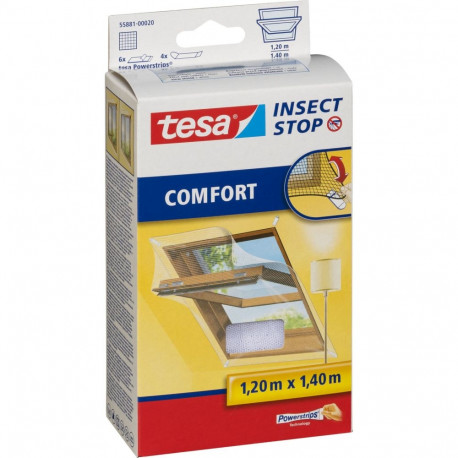 Tesa Insect Stop for Dormer Windows 1,2 X 1,4m White 55881