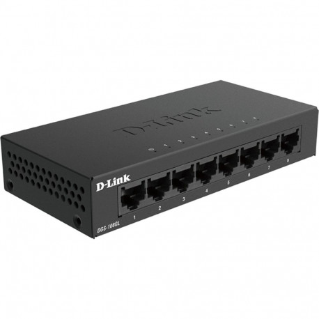 D-Link DGS-108GL/E 8-portine Layer2 Gb valgus lüliti ilma IGMP-ta