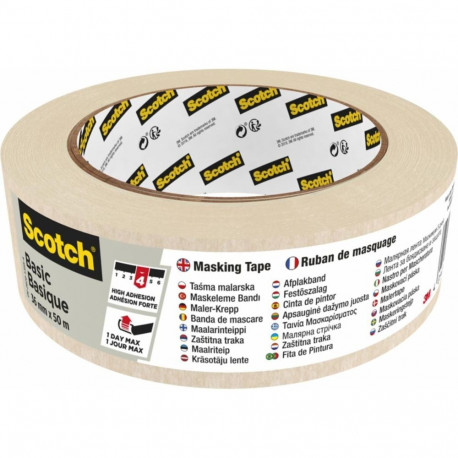 Scotch Masking Tape Basic 36mmx50m beež 2010/36