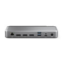 Alogic 100W USB-C DX3 kolmekordne 4K ekraan dokkimisjaam space gr