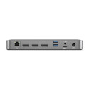 Alogic 100W USB-C DX3 kolmekordne 4K ekraan dokkimisjaam space gr