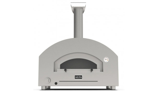 Alfa Forni Futuro 2 Pizze hübriid hõbedane must