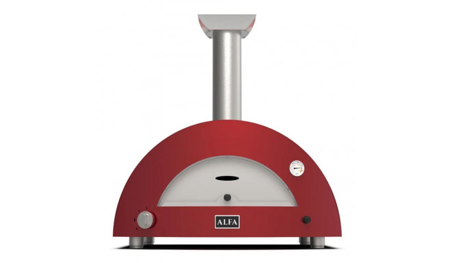 Alfa Forni Moderno 2 Pizze hübriid-pitsaahi antiikpunane