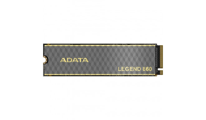 ADATA SSD LEGEND 860 500GB M.2 PCIe Gen.4x4 lugemiskiirus 6000 kirjutamiskiirus 5000