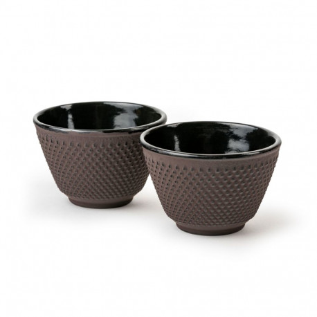 1x2 Bredemeijer Tea Cups Xilin Cast Iron aubergine 153096
