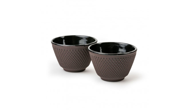 1x2 Bredemeijer Tea Cups Xilin Cast Iron aubergine 153096