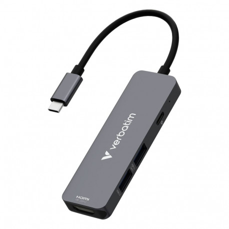 Verbatim USB-C Essentials multiport hub 4-port 32155