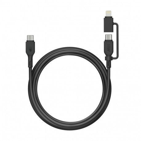 GP 60W laadimis- ja sünkroonimiskaabel USB-C–USB-C ja Lightning