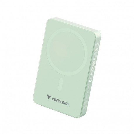 Verbatim akupank 32228 magnetiline juhtmevaba 10000mAh, roheline