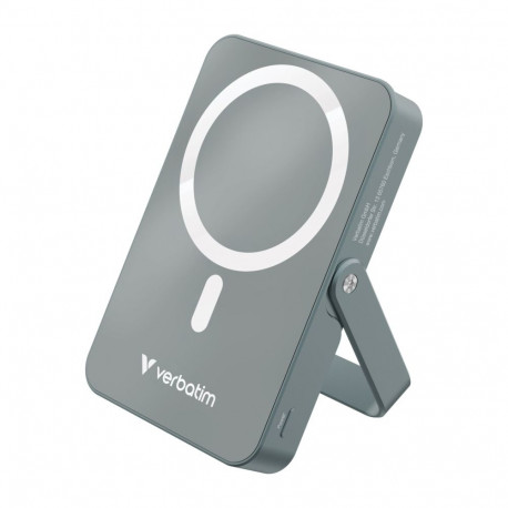 Verbatim Power Bank with Base mag.wireless 10000mA grey 32268