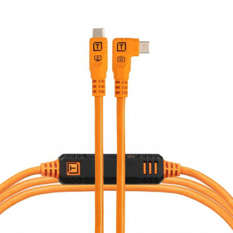 Tether Tools kaabel TetherPro USB-C Optima 10G parem 4.6m, oranž