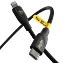 Aqiila Cablebird CB21 laadimis-/sünkroonimiskaabel 30W Type C Lightning 1m
