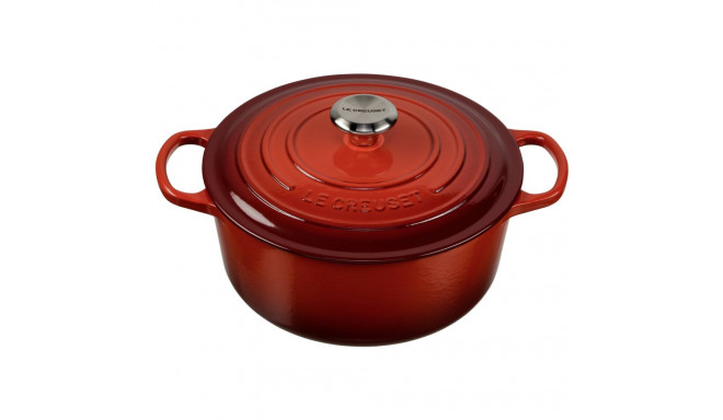 Le Creuset Signature ümmargune 26 cm Cerise vorm
