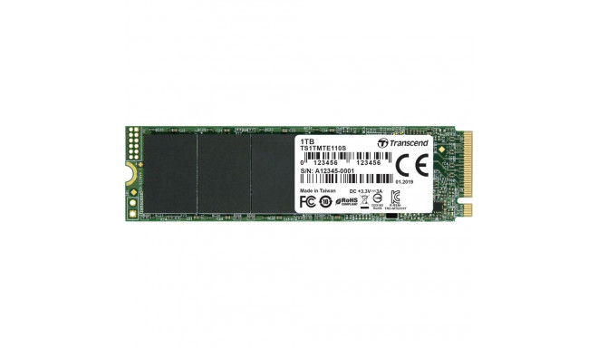 Transcend SSD MTE110S 1TB NVMe PCIe Gen3 x4