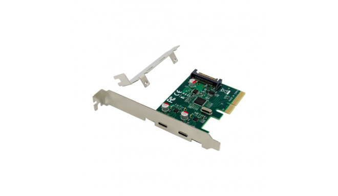 Conceptronic 2-porti USB 3.2 Gen 2 Type-C PCIe kaart