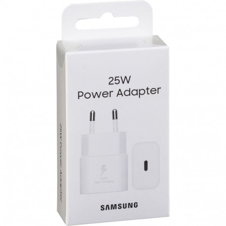 Samsung USB-C laadija 25W ilma andmekaablita valge