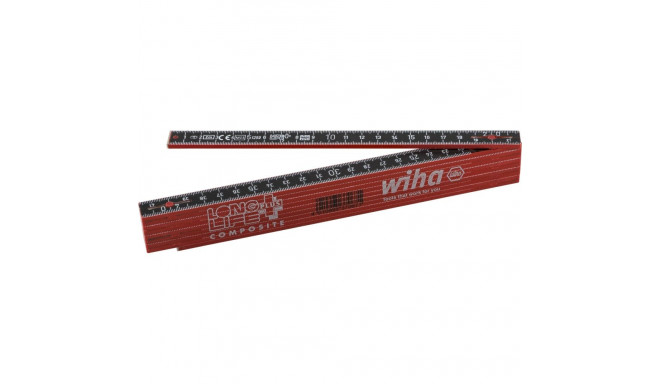 Wiha Gliedermaßstab Longlife Plus Composite 2 m metrisch