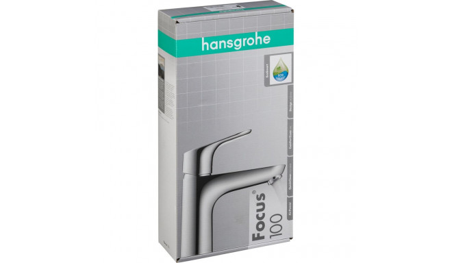 Hansgrohe Focus Single lever basin Mixer 100 w. pop-up waste