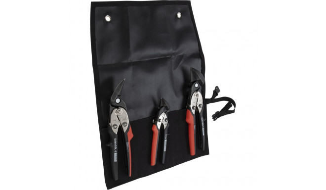 BESSEY Set of shape and straight cutting snips in bag  DSET29-15