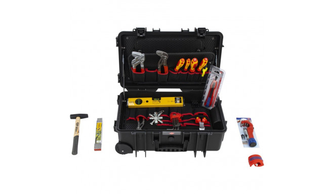 KNIPEX Werkzeugkoffer Robust26 Move Sanitaer