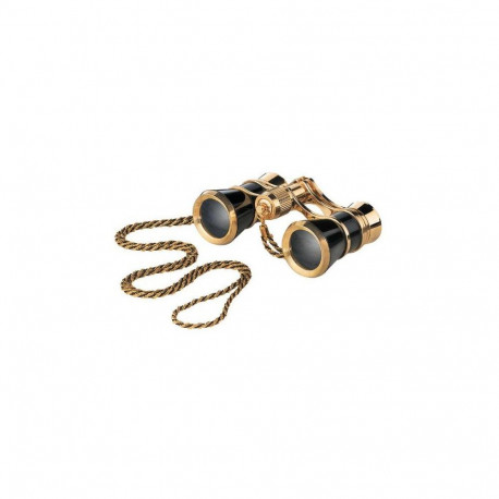 Eschenbach Opera glasses Glamour 3x25 black-gold with chain