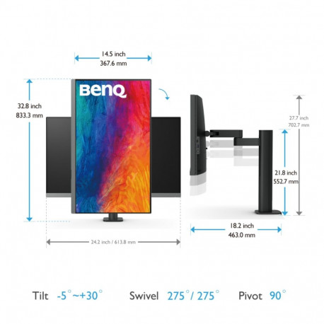 BenQ PD2706UA - 60Hz | 4K | 27'' | IPS | 5ms
