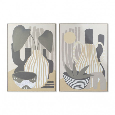Maal DKD Home Decor 104 x 4,5 x 143,5 cm Vaas Skandinaavia (2 Ühikut)