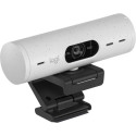 Logitech Brio 500 -web-kamera, valkoinen