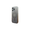 Guess IML Glitter Gradient MagSafe iPhone 16 Pro Case - Brown