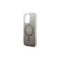Guess IML Glitter Gradient MagSafe iPhone 16 Pro Case - Brown