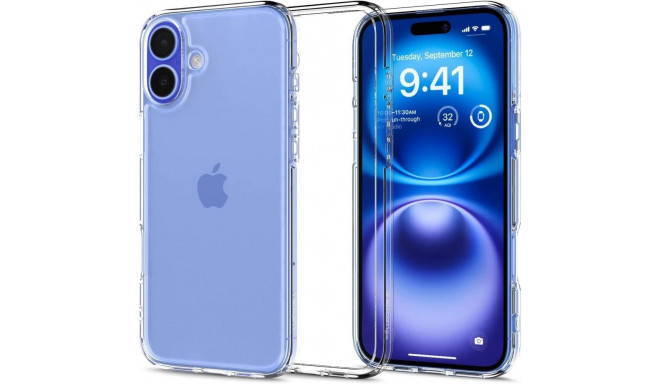 Spigen Ultra Hybrid iPhone 16 Case - Clear