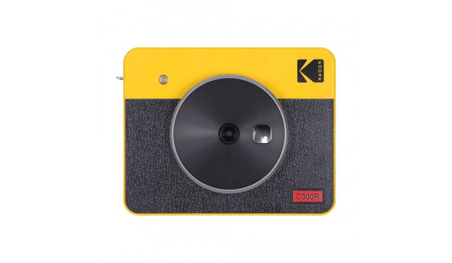 Kodak Mini Shot Combo 3 retro kollane digikaamera