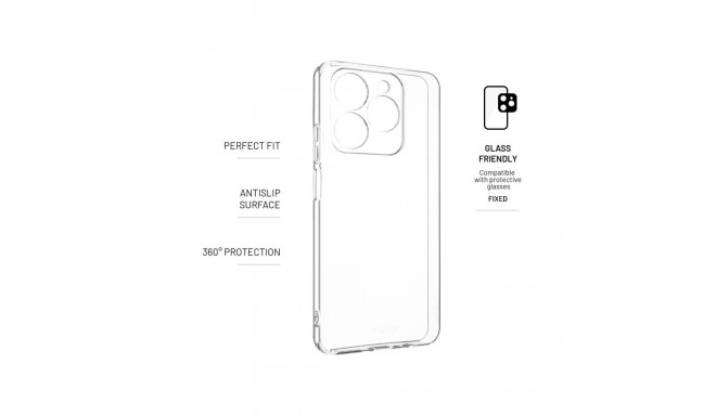 Fixed Story läbipaistev TPU tagakaas Realme C61/C63/Note 60 jaoks