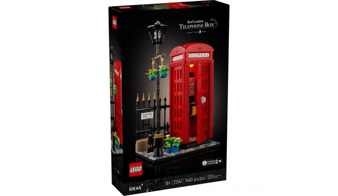 LEGO Ideas punane Londoni telefoniputka (21347)