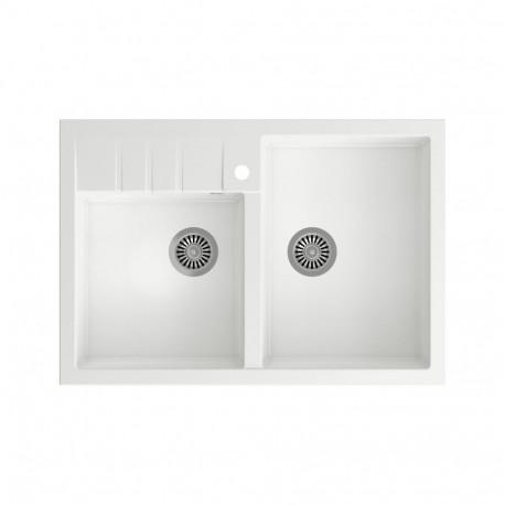 Quadron BILL 120 GraniteQ valge lumivalge/teras elemendid