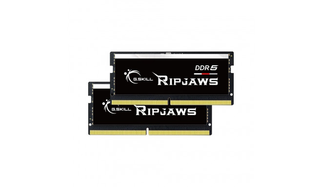 G.Skill Ripjaws sülearvuti mälu, SODIMM, DDR5, 32 GB, 4800 MHz, CL34 (F5-4800S3434A16GX2-RS)